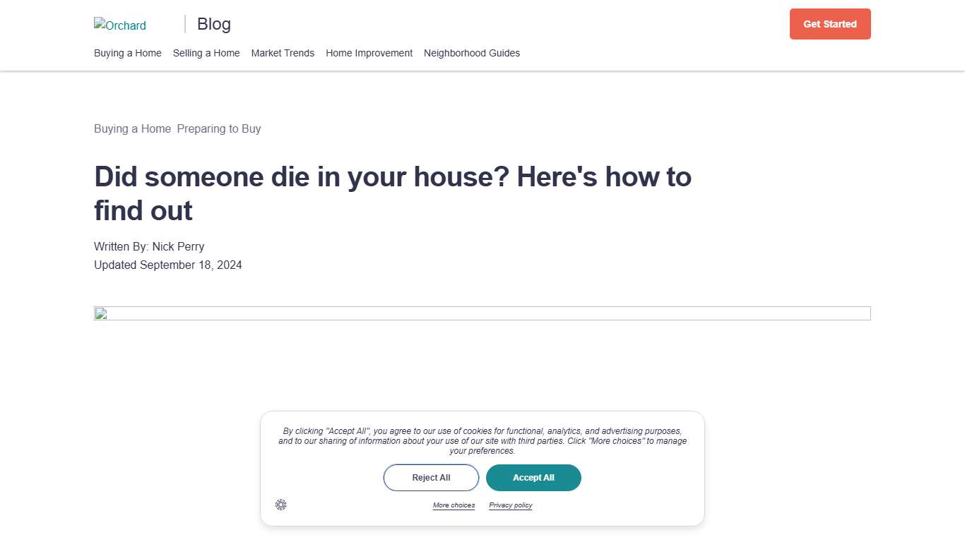 How to Find Out if Someone Died in Your House - Orchard